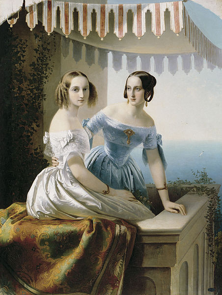 Grand princesses Mariya Nikolayevna and Olga Nikolayevna